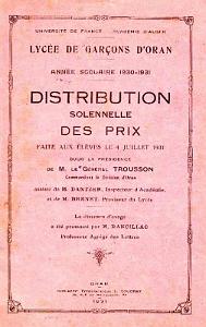 Oran documents divers 309